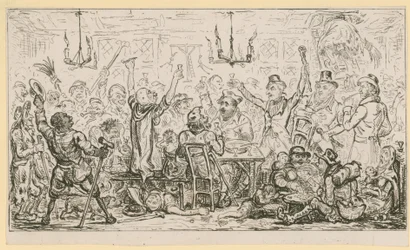 Scena di vita londinese