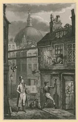Scena di vita londinese