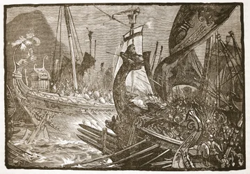 Battaglia navale tra Tolomeo e Demetrio Poliorcete al largo di Salamina