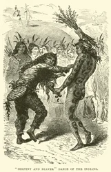 Danza del Serpente e del Castoro degli indiani