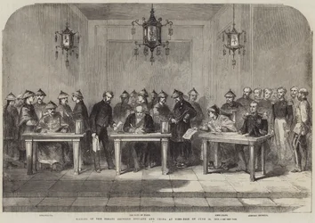 Firma del Trattato tra Inghilterra e Cina a Tien-Tsin il 26 giugno 1858