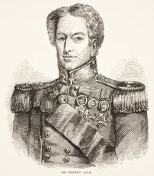 Sir Robert Sale, illustrazione da Cassells Illustrated History of England