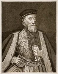 Sir Thomas Gresham, illustrazione da Cassells Illustrated History of England