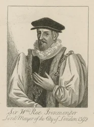 Sir William Roe, fabbro, sindaco di Londra nel 1592