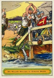 Sir William Wallace al ponte di Stirling