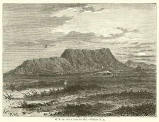 Sito di Susa (Shushan), Ester, ii, 5 (incisione)