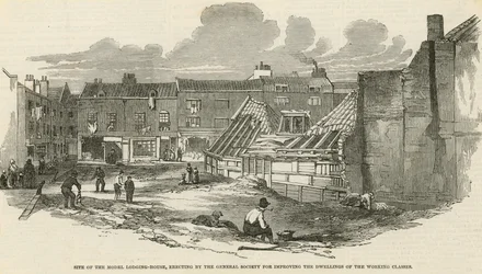 Sito della casa modello, eretta dalla Società Generale per il Miglioramento delle abitazioni delle classi lavoratrici