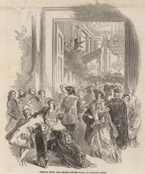 Schizzo dalla Grand Polish Hall nelle Williss Room