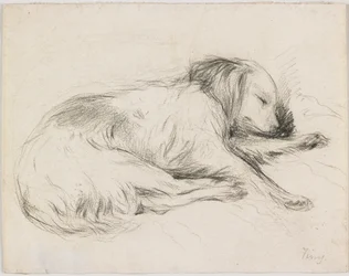 Cane che dorme, c.1840