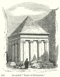 La cosiddetta "Tomba di Zaccaria" (incisione)