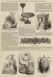 Società delle Arti, Esemplari selezionati di arte decorativa britannica (incisione)