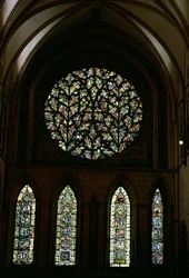 Rosone del transetto sud noto come L