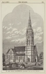 Chiesa di San Giovanni, Middlesbrough, Yorkshire, Architetto Mr John Norton