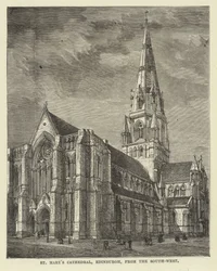 Cattedrale di St Mary, Edimburgo, da sud-ovest