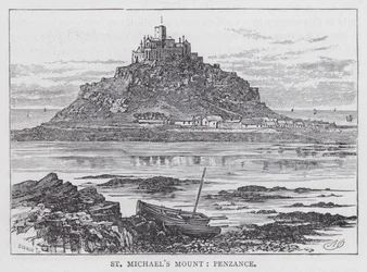 Monte San Michele, Penzance (incisione)