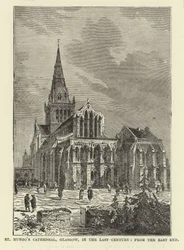 Cattedrale di St Mungo, Glasgow, nel secolo scorso, dall