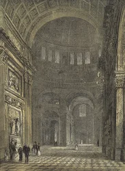 Cattedrale di San Paolo, Interno della Cupola, vista verso il Transetto Nord