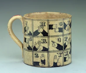 Tazza di Staffordshire raffigurante l
