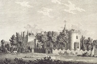Strawberry Hill: Fronte Nord, 1784