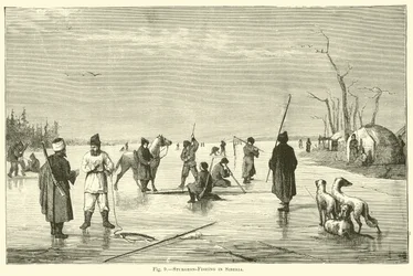 Pesca allo storione in Siberia