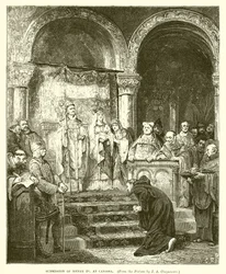 Sottomissione di Enrico IV a Canossa