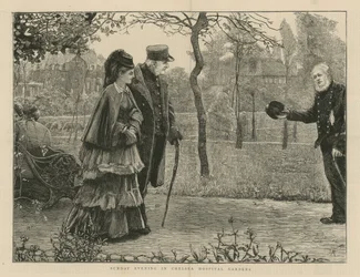 Domenica sera nel giardino dell