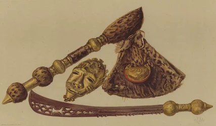 Spada, ascia e maschera d
