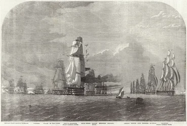 La flotta baltica verso lo Stretto di Dover