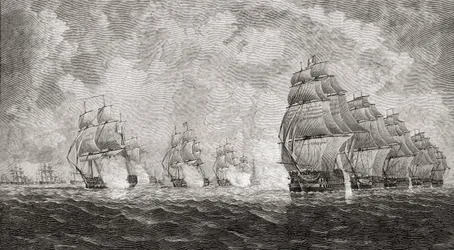 La battaglia di Pulo Aura, 1804, da 