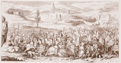 La Battaglia degli Speroni, dall
