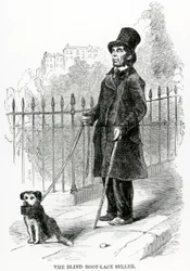 Il venditore cieco di lacci per scarpe, c.1840