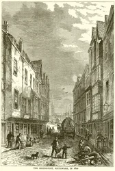 Il Ponte-Foot, Southwark, nel 1810