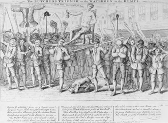 Il trionfo dei macellai, o il barcaiolo nei guai