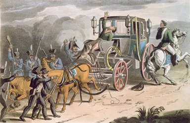 La cattura della carrozza di Bonaparte a Waterloo, 18 giugno 1815, 1816