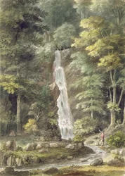 La cascata a Hestercombe Gardens