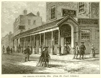 La casa dei Chelsea Bun, 1810