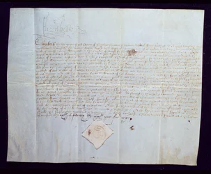 Mandato di morte di Thomas Howard, 4° Duca di Norfolk, firmato dalla Regina Elisabetta I, 1572