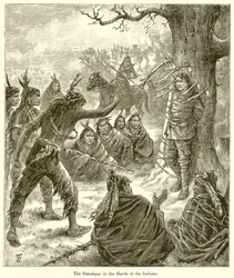 Il cacciatore di cervi nelle mani degli indiani