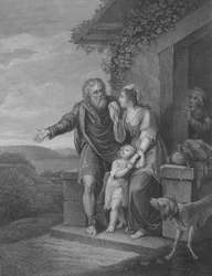 La partenza di Agar, Genesi 21, Versetti 9-15