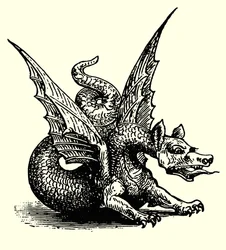 Il drago della favola (incisione)
