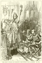 I duchi di Orleans e Borgogna alla chiesa degli Agostiniani