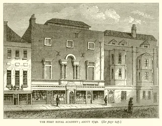 La prima Royal Academy; intorno al 1740
