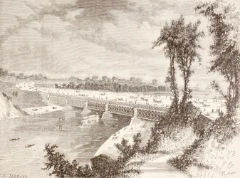 Il Ponte di Girard Point (litografia)