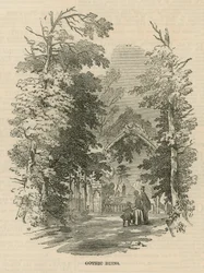 Le rovine gotiche nei Vauxhall Gardens