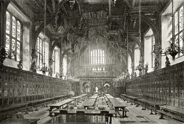 La Grande Sala del Middle Temple, da 