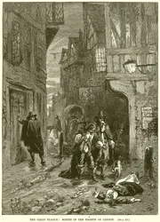 La Grande Peste: Scene nelle Strade di Londra