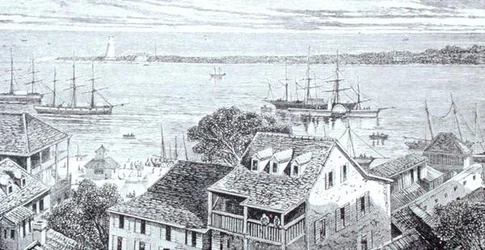 Il porto di Nassau, da 