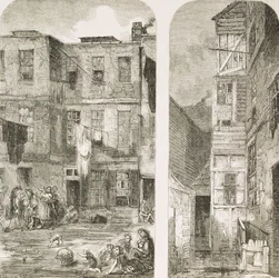 Le case dei poveri di Londra, da 