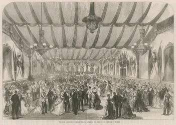 Il ballo della Honourable Artillery Company dato al Principe e alla Principessa del Galles