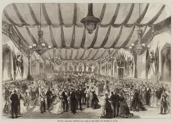 Ballo della Honourable Artillery Company dato al Principe e alla Principessa di Galles